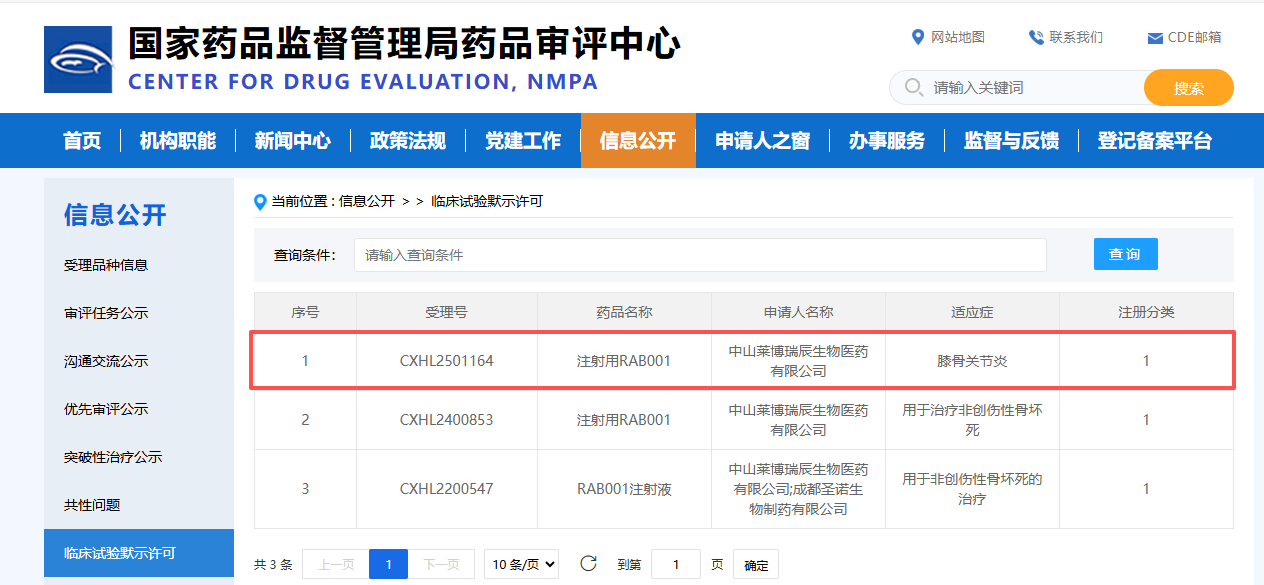 祝贺！莱博瑞辰骨再生新药RAB001获批又一IND，正式拓展至骨关节炎领域